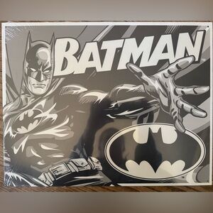 Batman Graphic Wall Art - Black & White